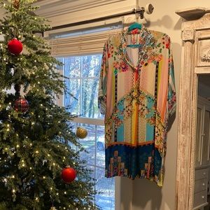 Velvet Johnny Was dress or long velvet top